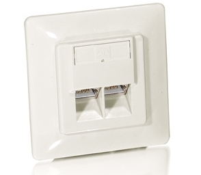 Equip Cat.5e German Modular Outlet Set