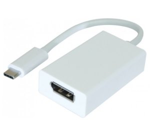 USB-C - DisplayPort, M/F, White