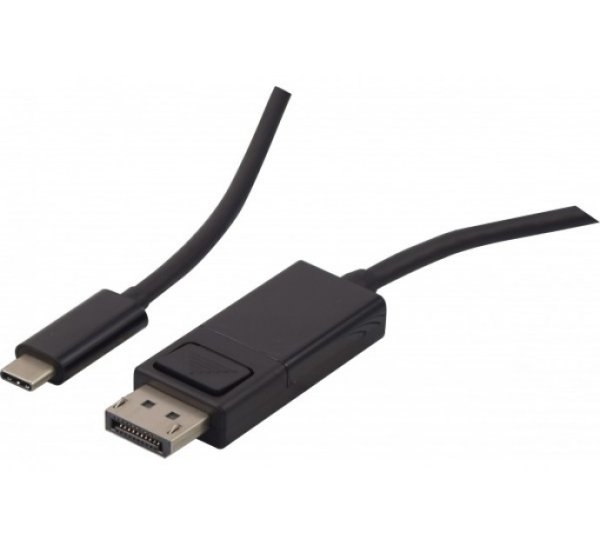 USB-C -DisplayPort, M/M, 3840 x 2150px, 1 m