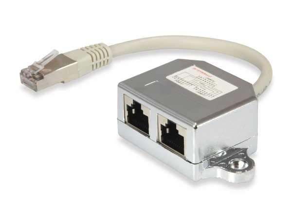 Equip 2-Port Cat.5e RJ45 Splitter