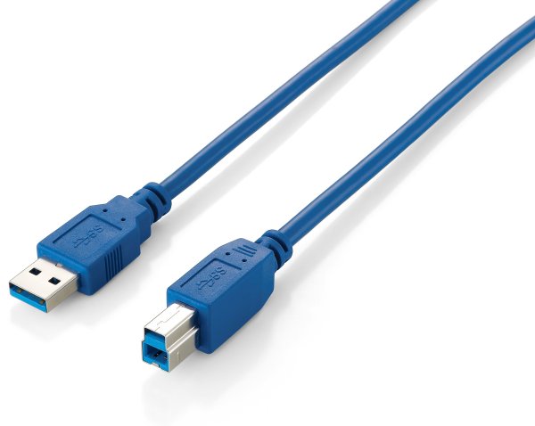 Equip USB 3.0 Type A to Type B Cable, 1.8m , Blue