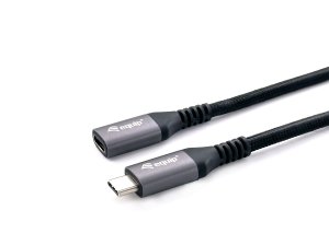 Equip USB 3.2 Gen 2 C to C Extension Cable, M/F, 0.5m, 4K/60Hz, 10Gbps