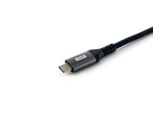 Equip USB 2.0 C to C 90° angled Cable, M/M, 1.0m, 100W with Emark chispet