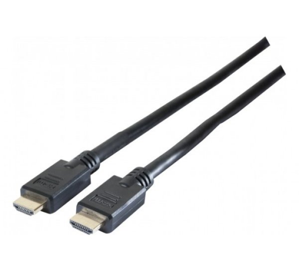 High Speed HDMI cord with Ethernet + Chipset, 10 m - Black