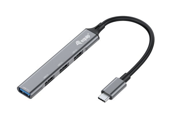 Equip 4-Port USB 3.0/2.0 Hub, USB-C