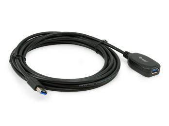 Equip 133346 USB cable USB 3.2 Gen 1 (3.1 Gen 1) 5 m USB A Black