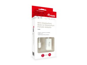 Equip Mini DisplayPort to DisplayPort adapter