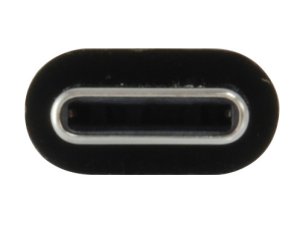 USB Type C Male - Micro USB B, M/F, Black