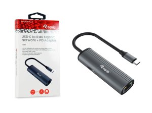 Equip USB-C to RJ45 Gigabit Network + PD Adapter