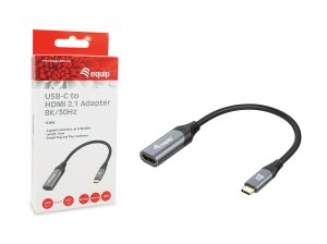 Equip USB-C to HDMI 2.1 Adapter, 8K/30Hz