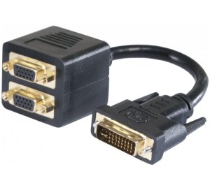 ProConnectLite® DVI-I to 2 x VGA splitter