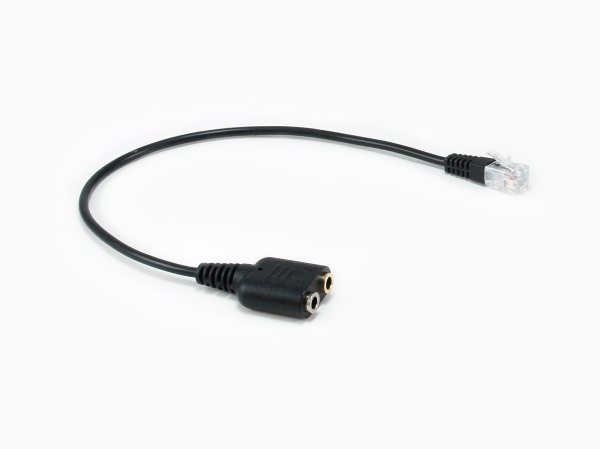 Equip RJ9 to 3.5mm Headset Audio Adapter