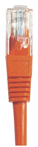 15 m Full Copper RJ45 U/UTP Cat.6 Patch Cord - Orange