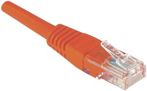 15 m Full Copper RJ45 U/UTP Cat.6 Patch Cord - Orange