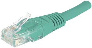 15 m Full Copper RJ45 U/UTP Cat.6 Patch Cord - Green