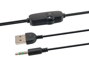 3 W x 2, 90Hz - 20Hz, 65dB, 40HM, USB 2.0, 82 x 72 × 76 mm, Black