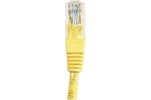 1.5m Cat6 RJ45 UTP Patch Cable, Yellow