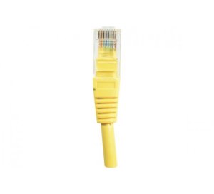 Cat6 RJ45 Patch cable U/UTP yellow, 25 m