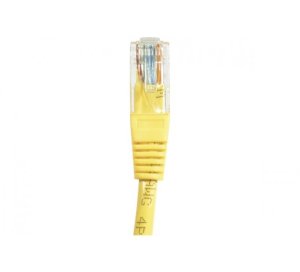 Cat6 RJ45 Patch cable U/UTP yellow, 25 m