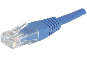 1m Cat6 RJ45 UTP Patch Cable, blue