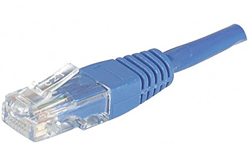 15 m Full Copper RJ45 U/UTP Cat.6 Patch Cord - Blue