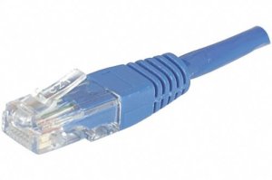 25 m Full Copper RJ45 U/UTP Cat.6 Patch Cord - Blue