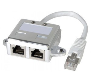 ProConnectLite® Cat5e RJ45 Splitter, 1xM to 2xF, STP