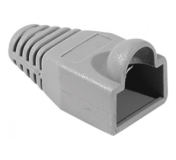 Sleeves for RJ45 Plug 5.5 mm - Bag of 10 Grey