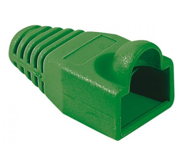 RJ45, 5.5 mm, Green, 10 pcs