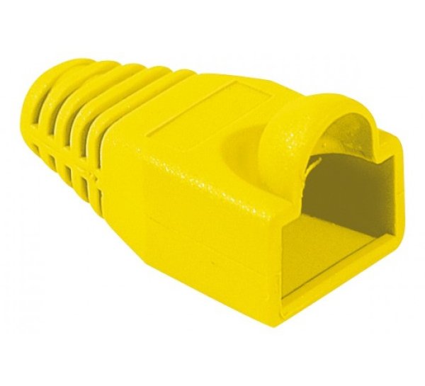 RJ45, 5.5 mm, Yellow, 10 pcs