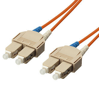 Equip SC/SC Fiber Optic Patch Cord- OM1/OM2, 10m , 62.5/125µ