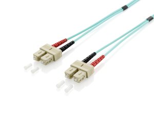 Equip SC/SC Fiber Optic Patch Cable, OM3, 30m