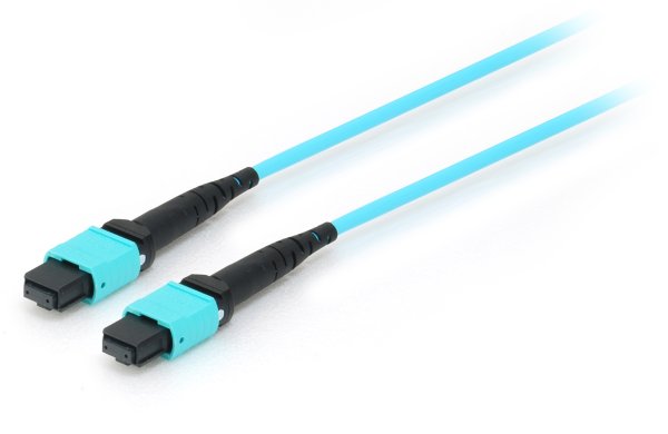 Equip MTP/MTP Trunk Fiber Optic Patch Cable, OM4, 3m