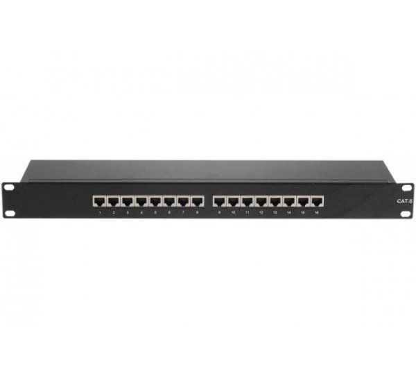 Patch Panel Cat6 STP 1U-16 ports