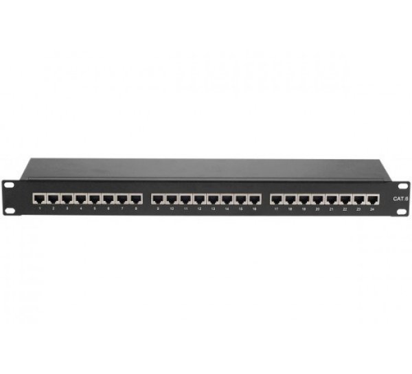 Patch Panel Cat6 STP 1U-24 ports