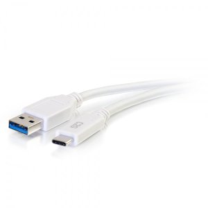 C2G 1.8m USB-C® to USB-A SuperSpeed USB 5Gbps Cable M/M - White