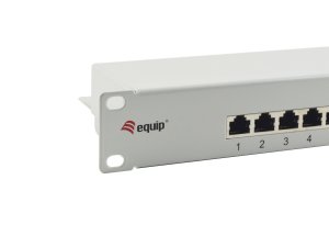 Equip 16-Port Cat.6 Shielded Patch Panel, Light Grey