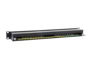 Equip 16-Port Cat.6 Shielded Patch Panel, Black