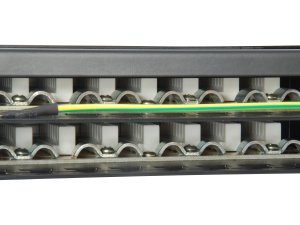 Equip 48-Port Cat.6 Shielded Patch Panel, Black