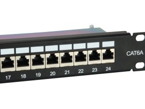 Equip 24-Port Cat.6A Shielded Patch Panel