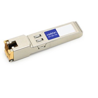 Dell Compatible TAA Compliant 10GBase-TX SFP+ Transceiver (Copper, 30m, RJ-45)