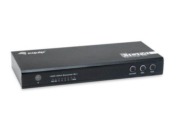 5 x HDMI Input, 1 x HDMI Output, HDMI2.0, HDCP2.2, 4K/60Hz, HDR10/Dolby Vision