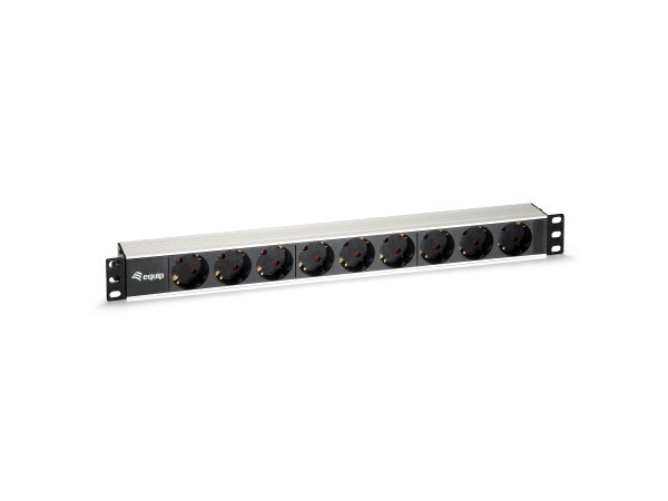 Equip 9-Outlet German Power Distribution Unit, Aluminum Shell