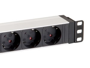 Equip 8-Outlet German Power Distribution Unit, Aluminum Shell