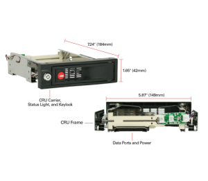 CRU Rhino Jr 33S Universal HDD Cage