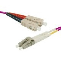 Dexlan 391492 fibre optic cable 3 m SC LC Violet