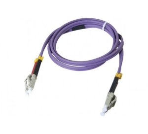 Fibre Duplex OM3 LSZH LC/LC Purple-2m