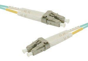 OM3, LSZH, 50/125, LC/LC, Fiber, Duplex, 1m