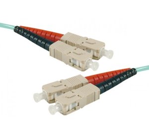 ProConnectLite® Fibre Duplex, OM4, LSZH, SC/SC, Aqua, 2m