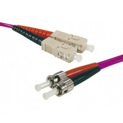 Fibre Duplex OM3 LSZH SC/ST Purple-15m